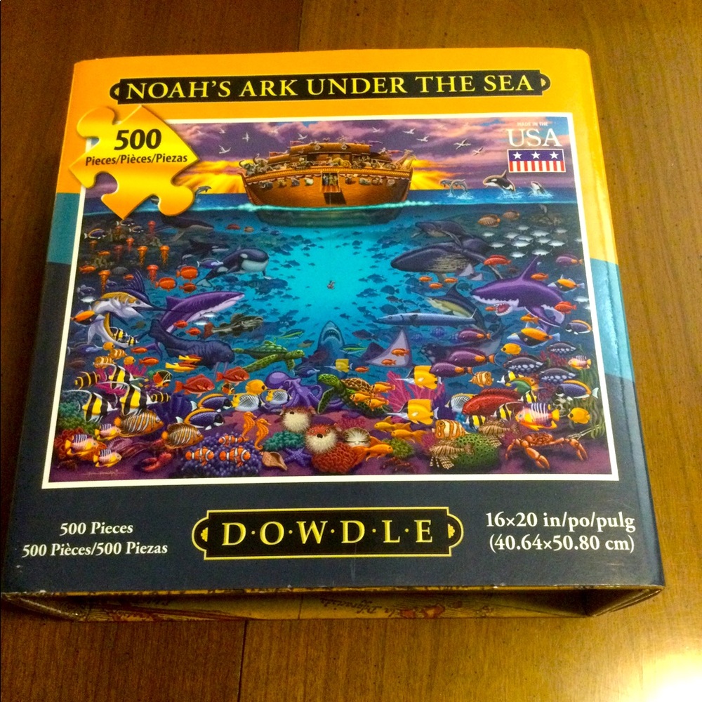 🧩 Noahs Ark Under the Sea Dowdle Jigsaw Puzzle COMPLETE